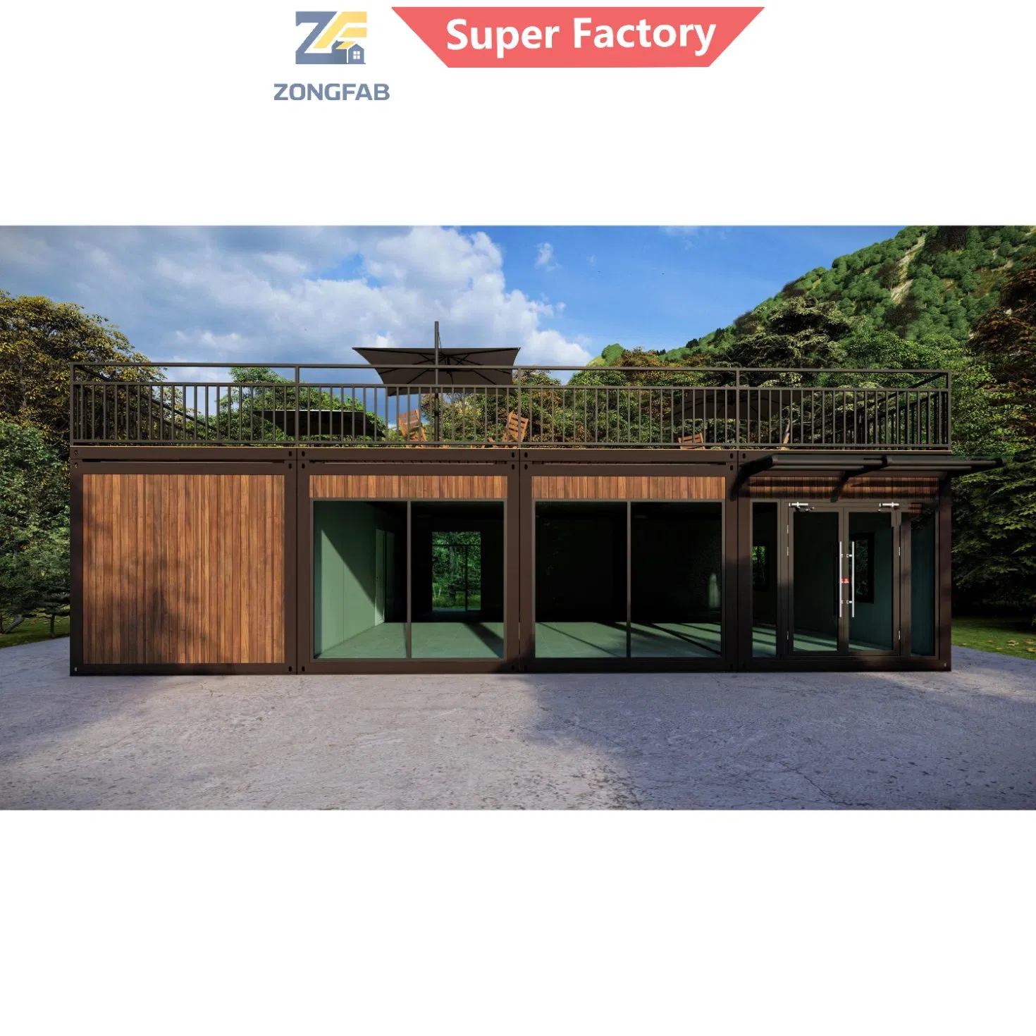 Precio de fábrica villa glamping oficina en el jardín resort casa de abuela alojamiento Airbnb vivienda residencial construcción modular prefabricada de contenedores