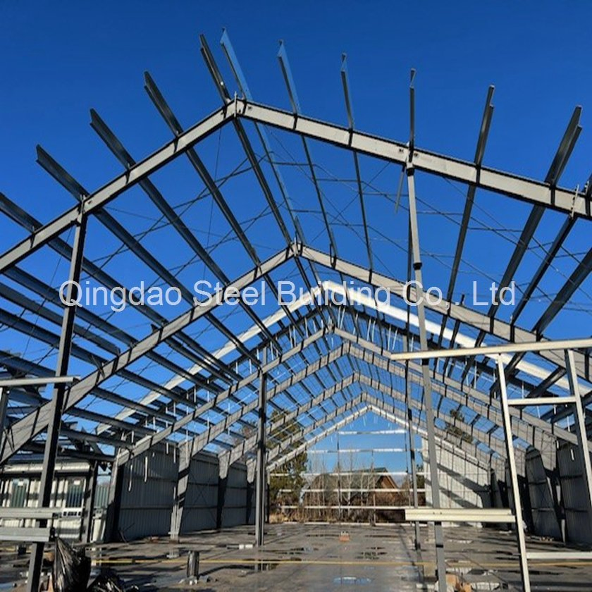 Edificio modular prefabricado para taller de estructura de acero, planta de acero, hangar, cobertizo agrícola, almacén de acero