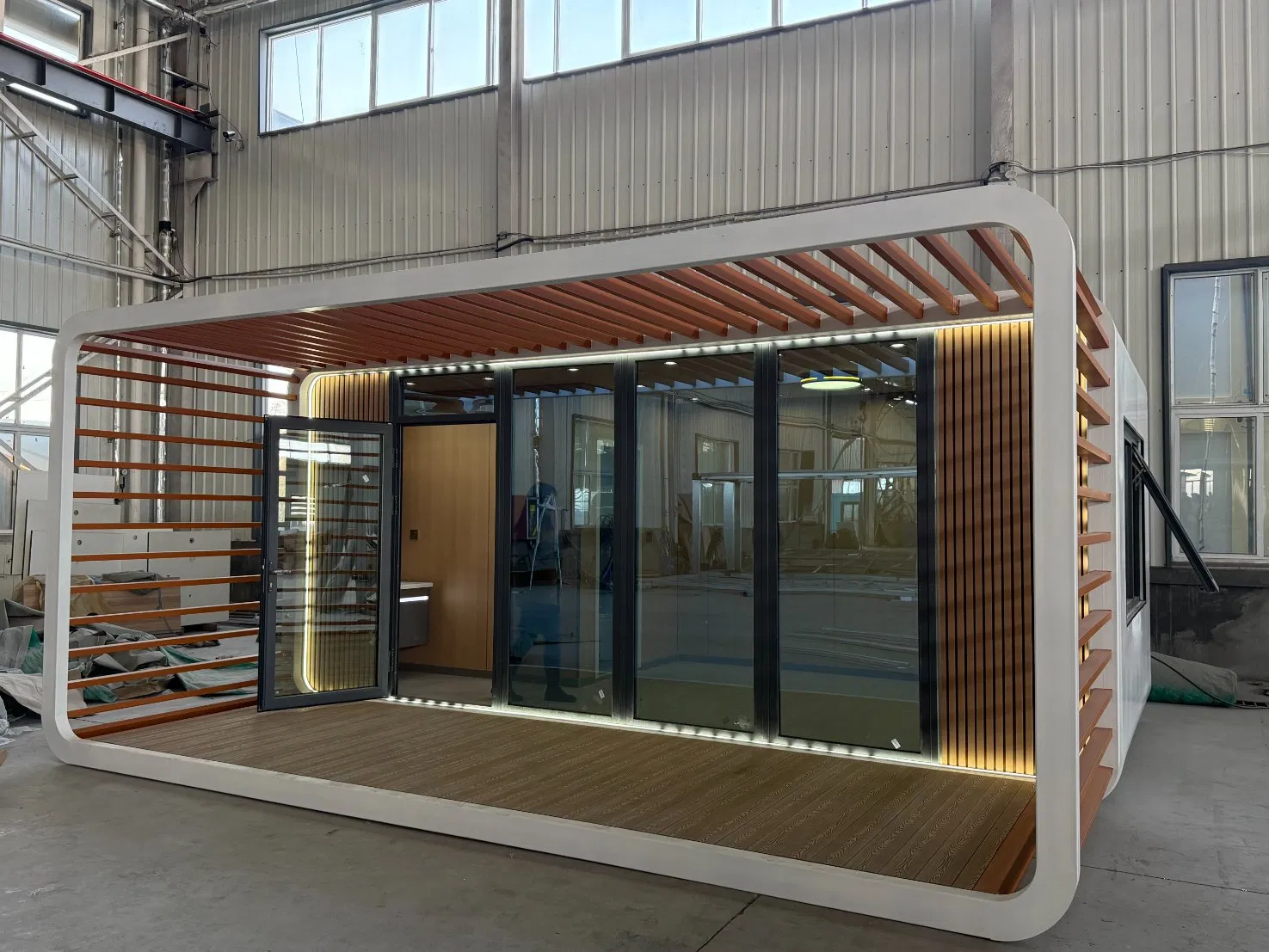 Casa modular prefabricada móvil personalizable Casa manzana Casa cápsula con diseño único