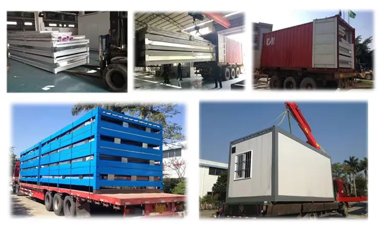 Embalaje protector para transporte de contenedores planos