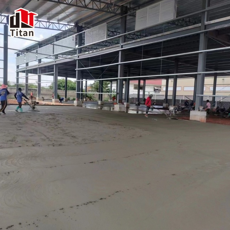 Estilo de contenedor plano prefabricado de acero modular para oficina en el sitio