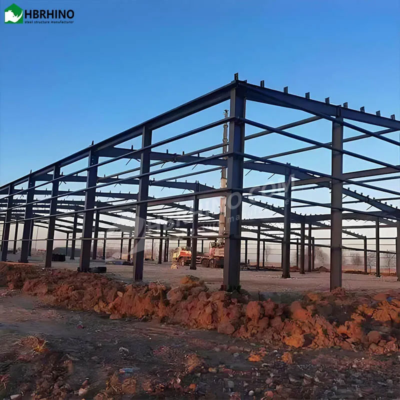 Fábrica Prefabricados almacén/aves de corral/cría/Construcción modular de la estructura de acero