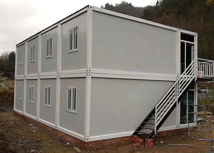 Edificio modular plegable portátil económico para dormitorio y almacén