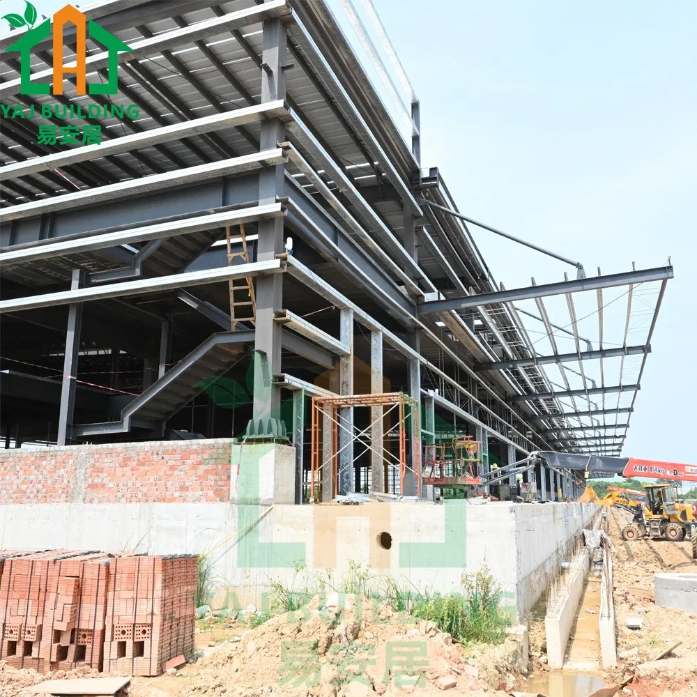 Estructura de acero comercial fábrica de prefabricados almacén Taller de Alto nivel moderno Edificio modular