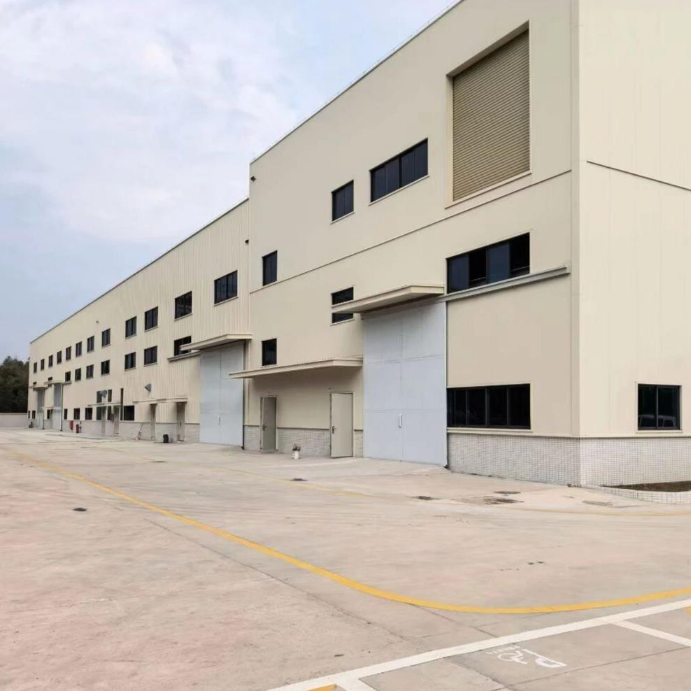 Lana de roca poliuretano fácil de instalar edificio modular de truss de acero personalizado