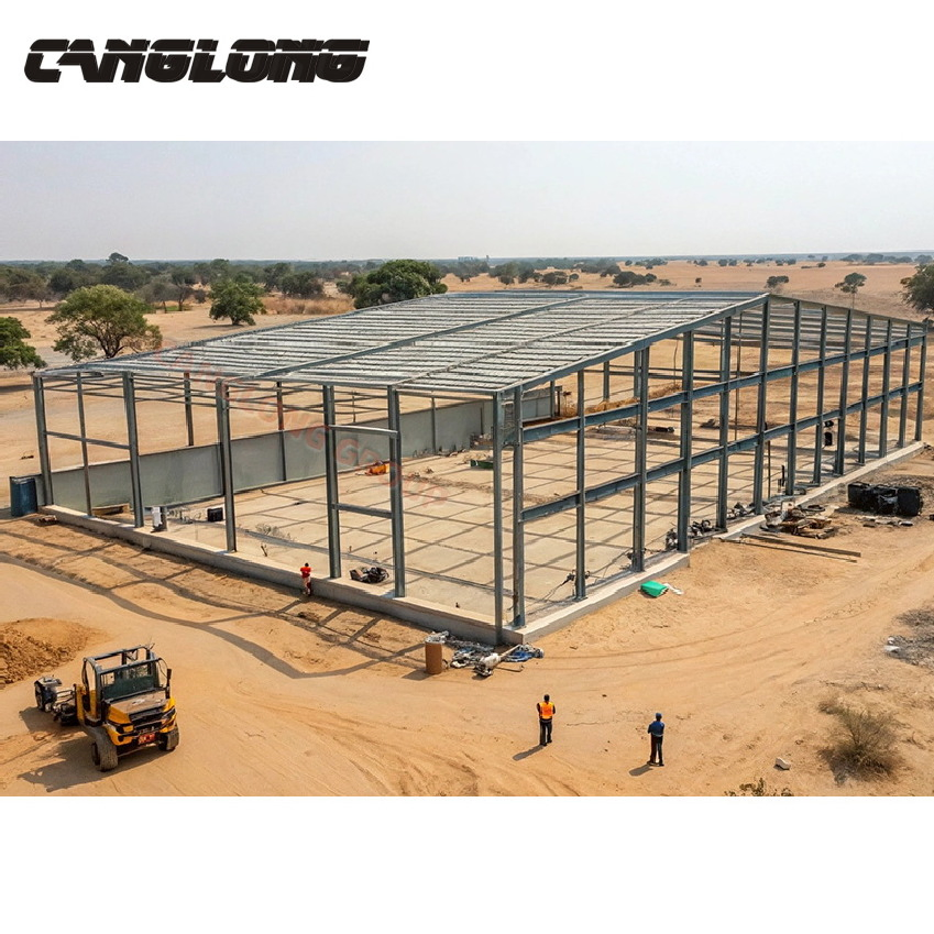 Estructura de Acero de Alta Resistencia para Edificio Educativo con Aulas Modulares para el Crecimiento Escolar