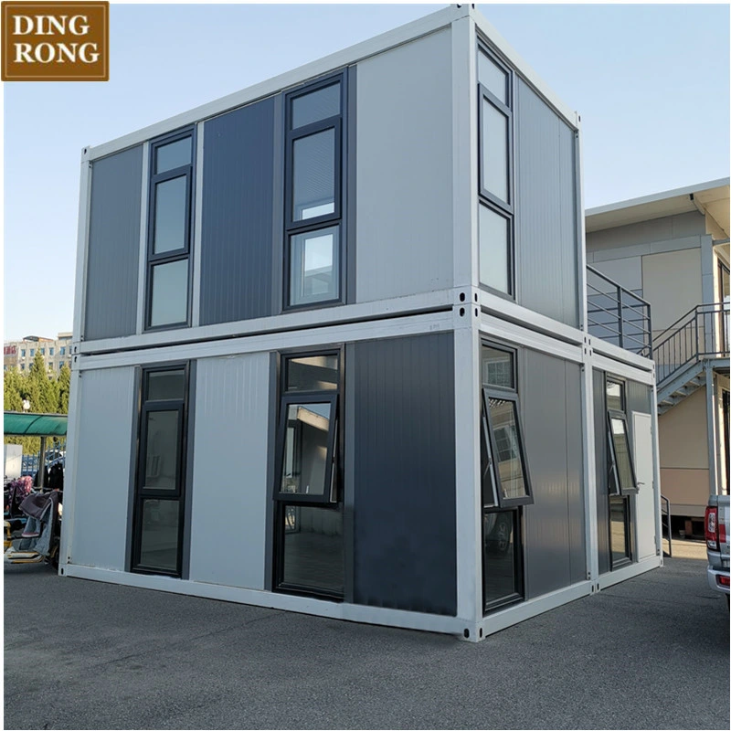 Estructura modular prefabricada de acero, oficina en contenedor, edificio de apartamentos portátiles
