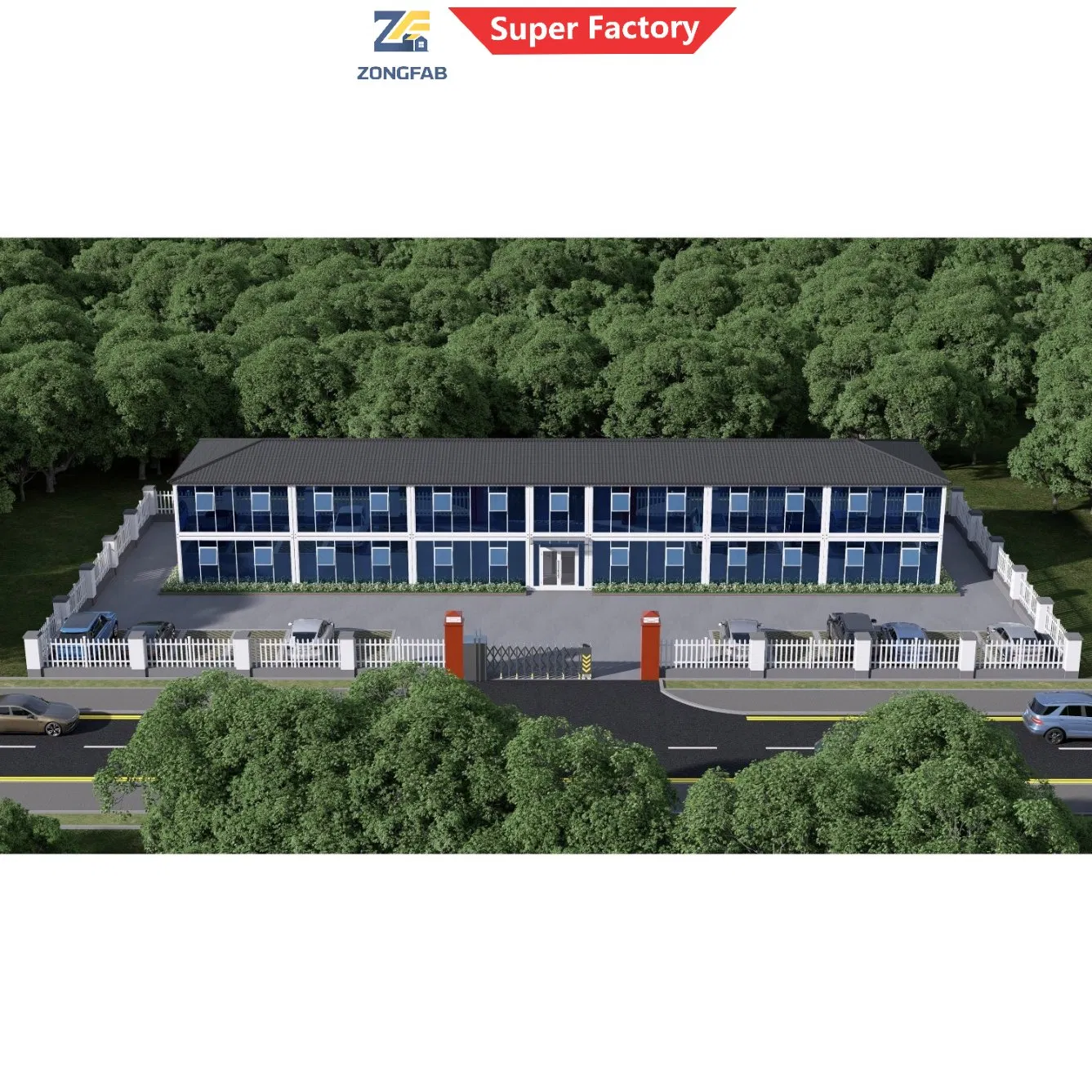 Alojamiento para trabajadores de acero residencial prefabricado edificio contenedor vivienda oficina comercial negocio escuela
