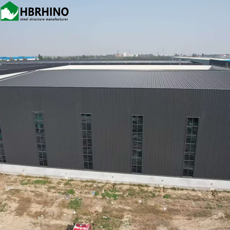 Oficina modular portátil de China, edificio prefabricado, taller de estructura de acero