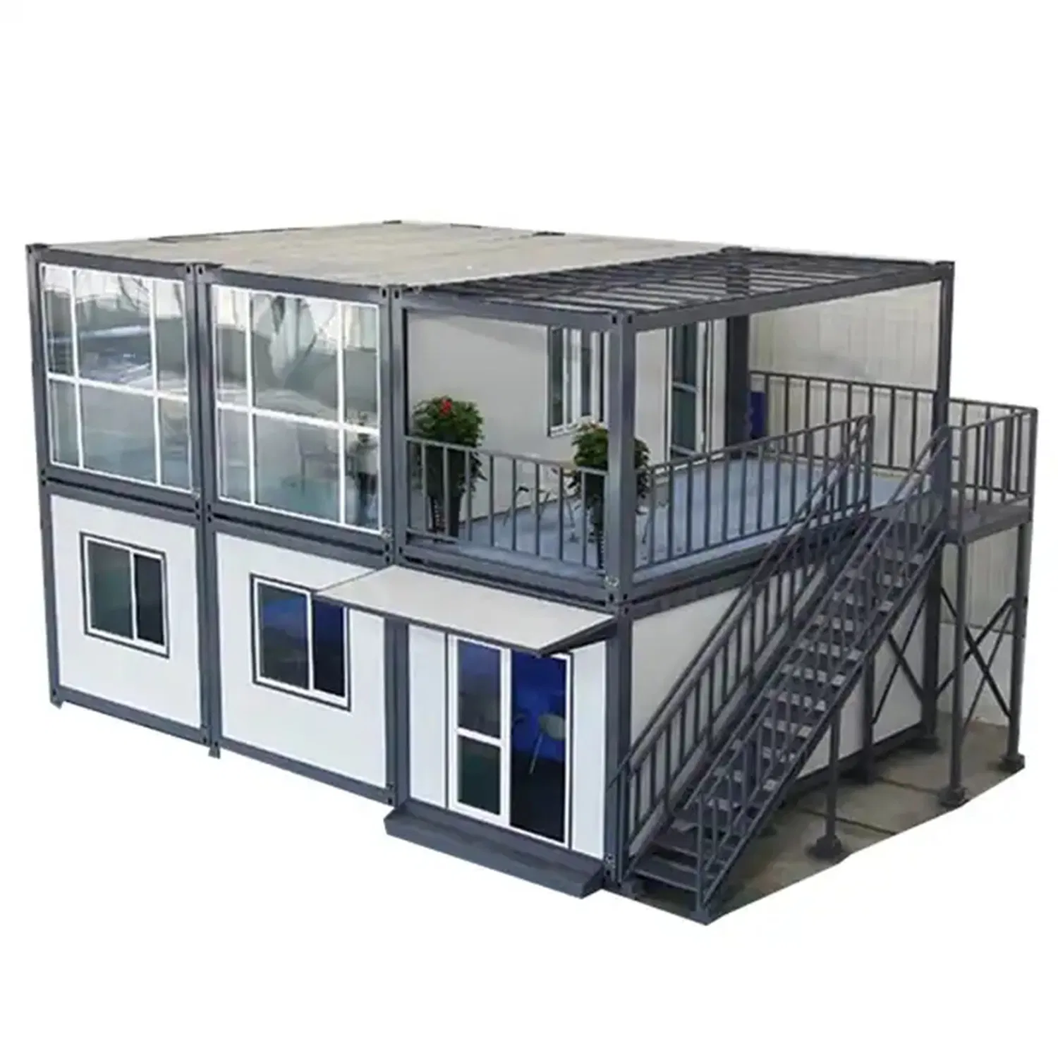 Fabricante chino de edificios de oficinas modulares portátiles temporales prefabricados