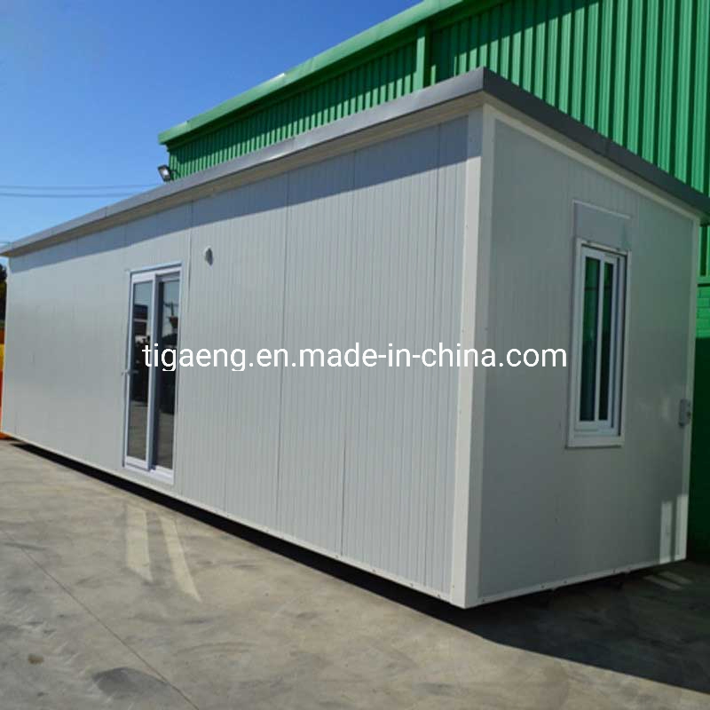Cabañas de contenedores desmontables fabricados, edificios de oficinas modulares portátiles temporales