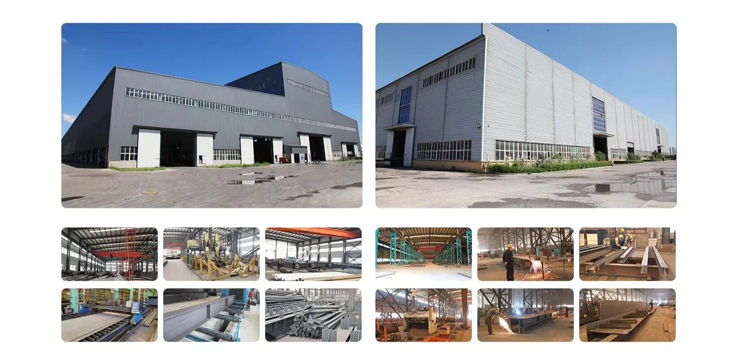 Instalaciones de la fábrica de estructuras de acero prefabricadas