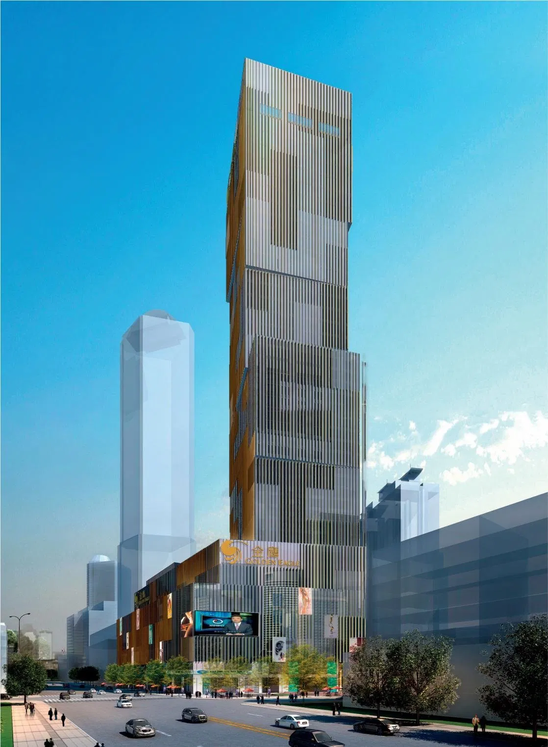 Edificio de acero de múltiples plantas de alto rendimiento para proyectos de alta gama modular eficiente