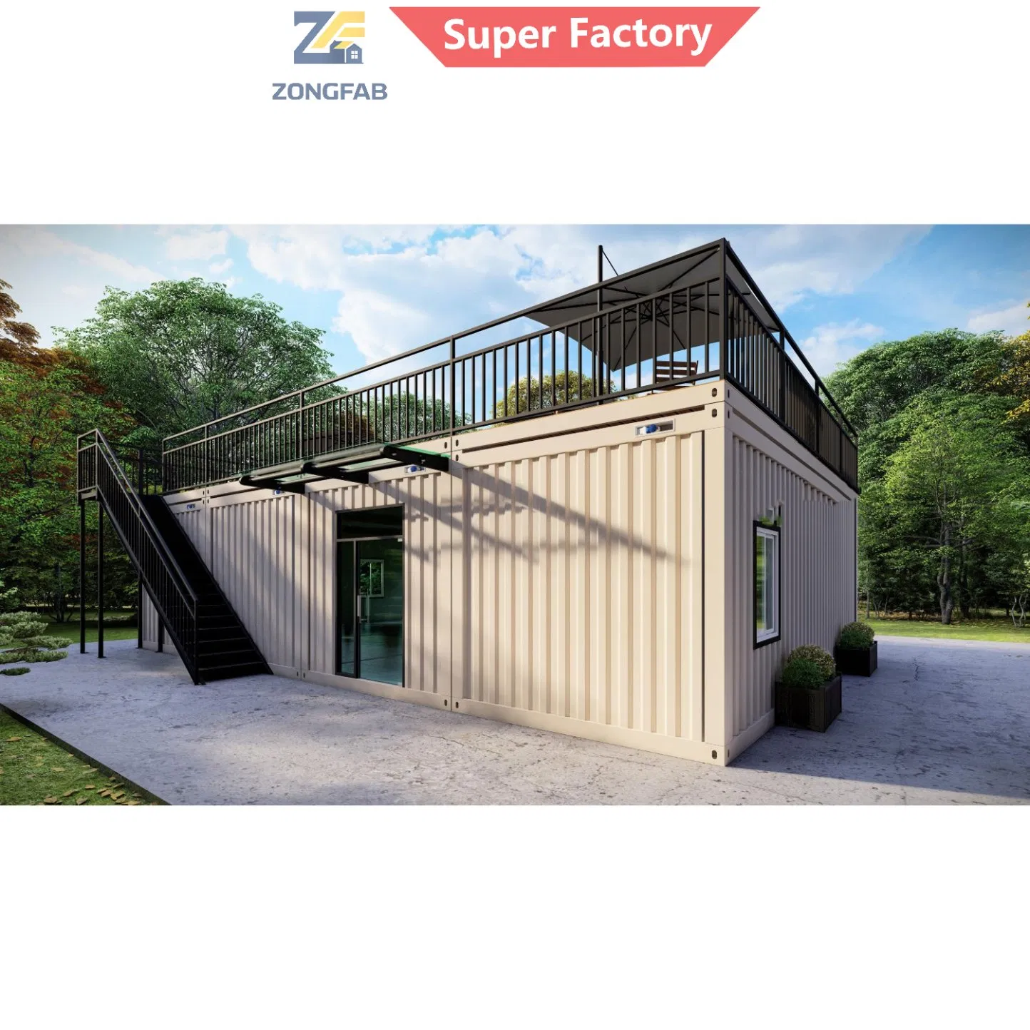 Precio de fábrica villa glamping oficina en el jardín resort casa de abuela alojamiento Airbnb vivienda residencial construcción modular prefabricada de contenedores