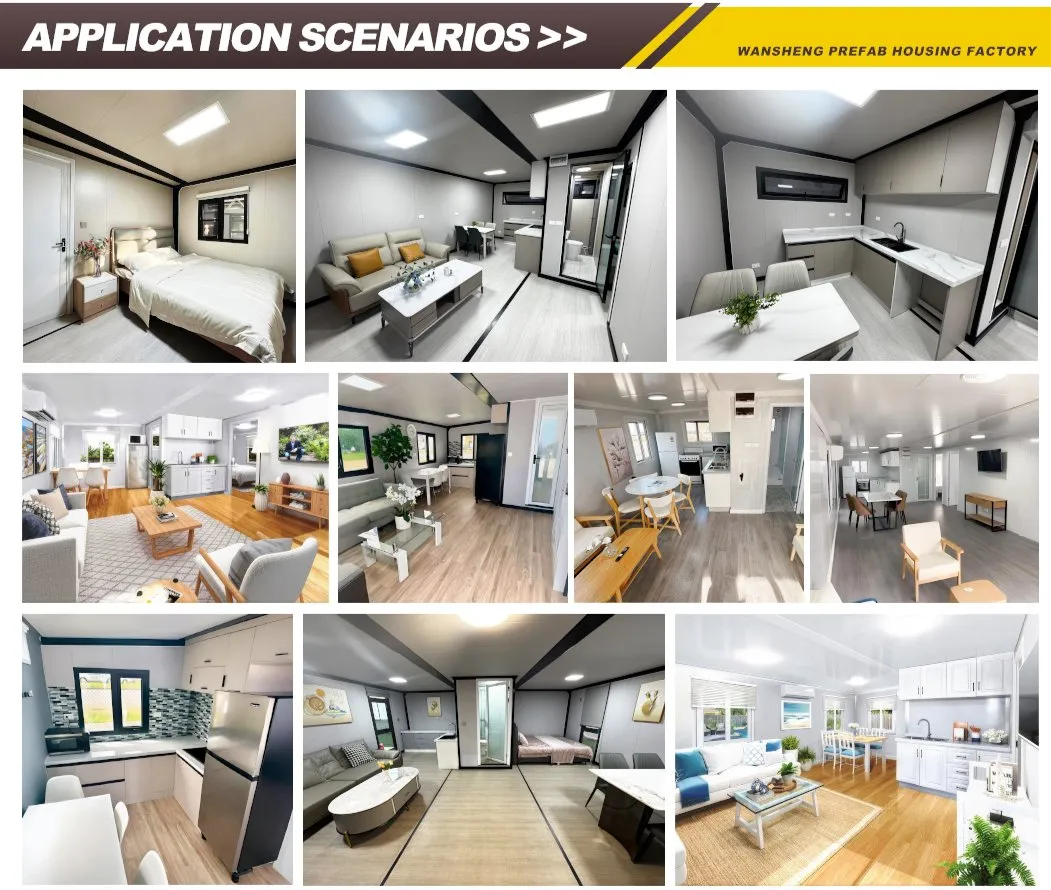 Gran conductividad térmica, eficiente en energía, seguro, portátil, casa modular expandible
