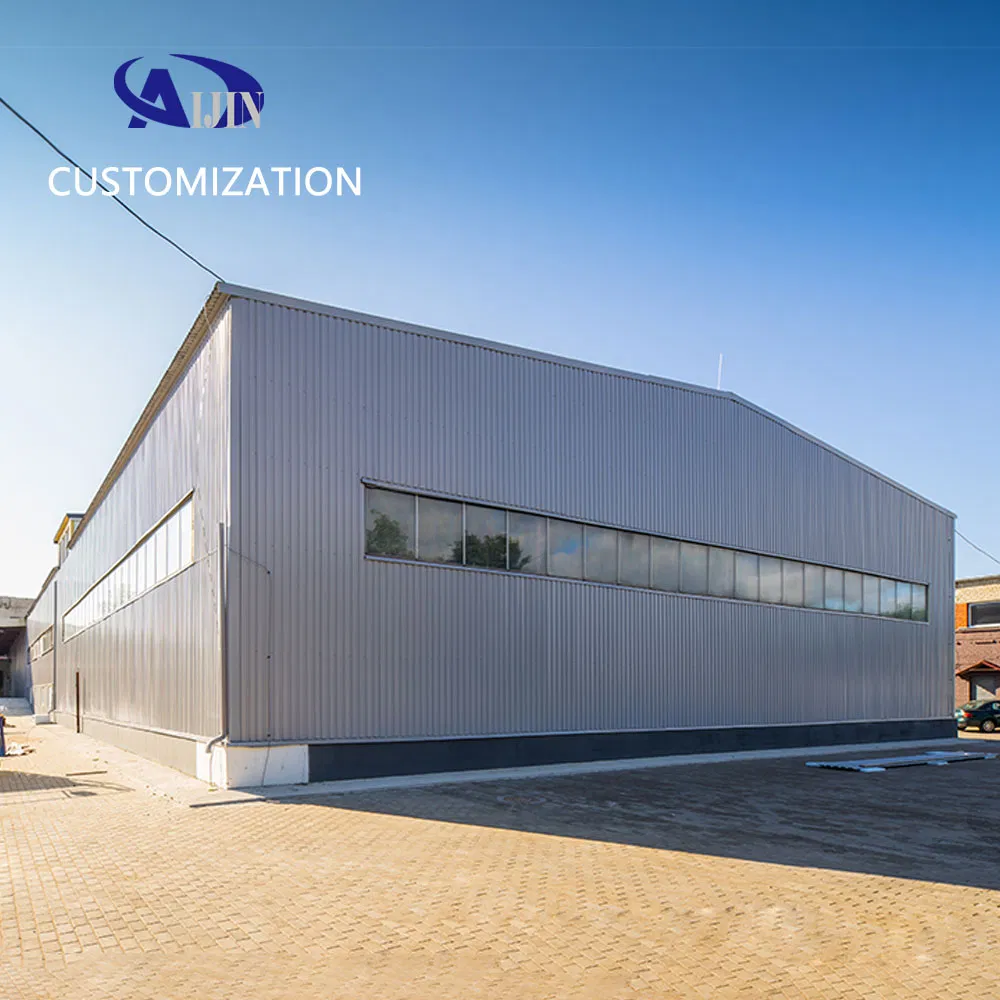 Edificio de oficina de taller modular de acero con marco personalizado