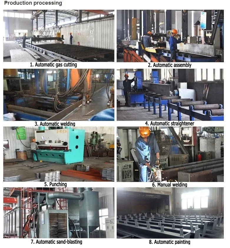 Estructura de acero construcción metálica edificio modular prefabricado para casa modular edificio de almacén