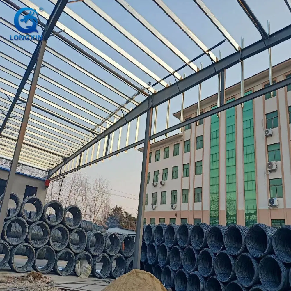 Edificio de almacén modular prefabricado personalizado de China, estructura de acero ligero, taller de acero