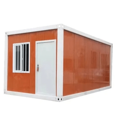 Pintura anticorrosiva para casa modular de acero prefabricada portátil en paquete plano