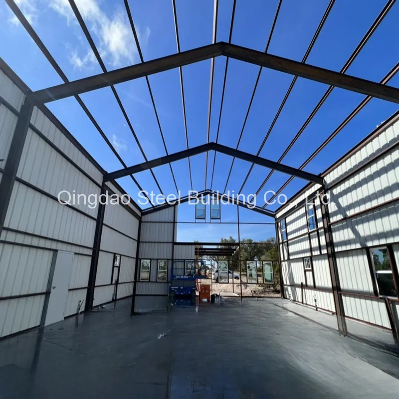 Edificio modular prefabricado para taller de estructura de acero