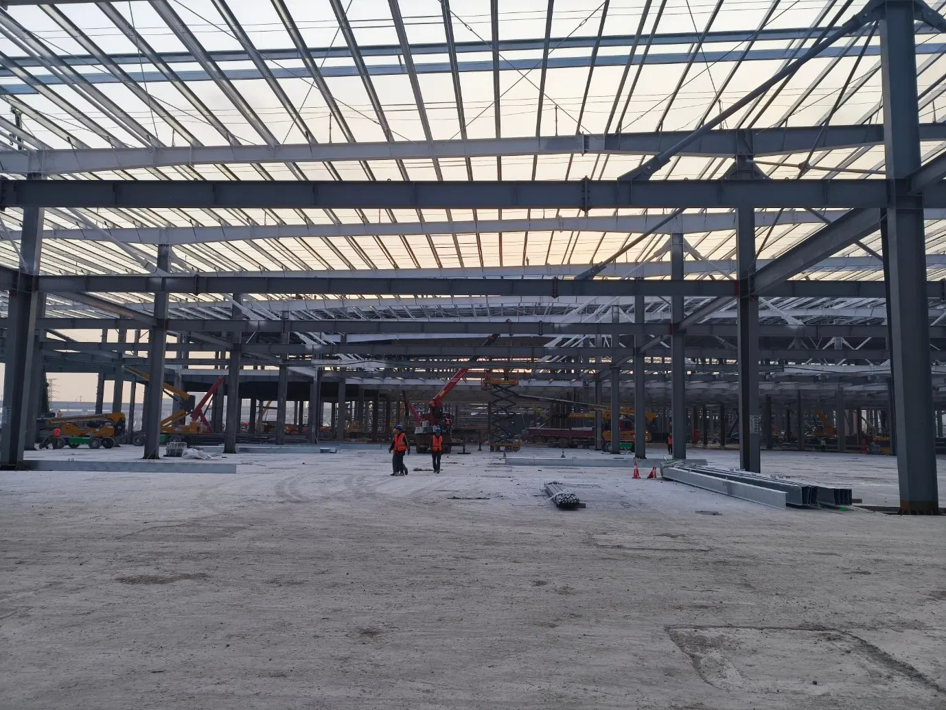 Estructura modular de acero industrial portátil prefabricada para fábrica