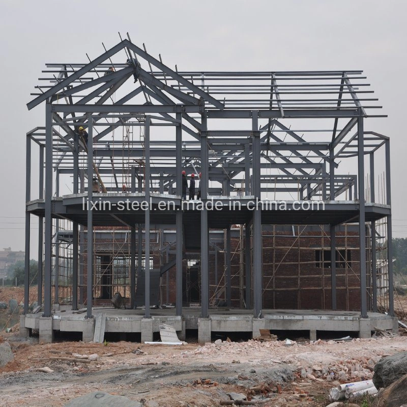 Casa prefabricada de villa con estructura de acero modular asequible