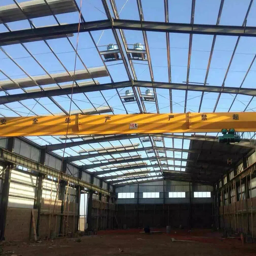 Taller de grúas modulares estructuras de acero para casas prefabricadas y almacenes de fábricas