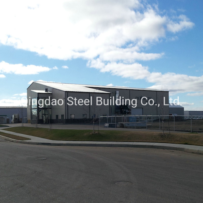 una Estructura de Acero Prefabricada Tipo Construcción Industrial Edificio Modular de Almacén Taller