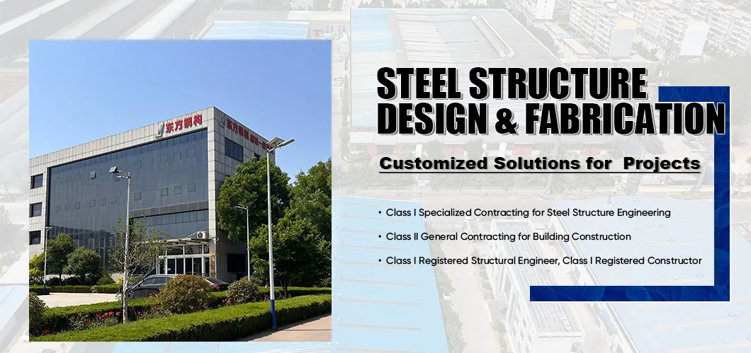 Estructura de acero prefabricada modular diseñada para un ensamblaje rápido