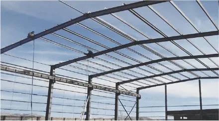 Estructura de acero del Portal
