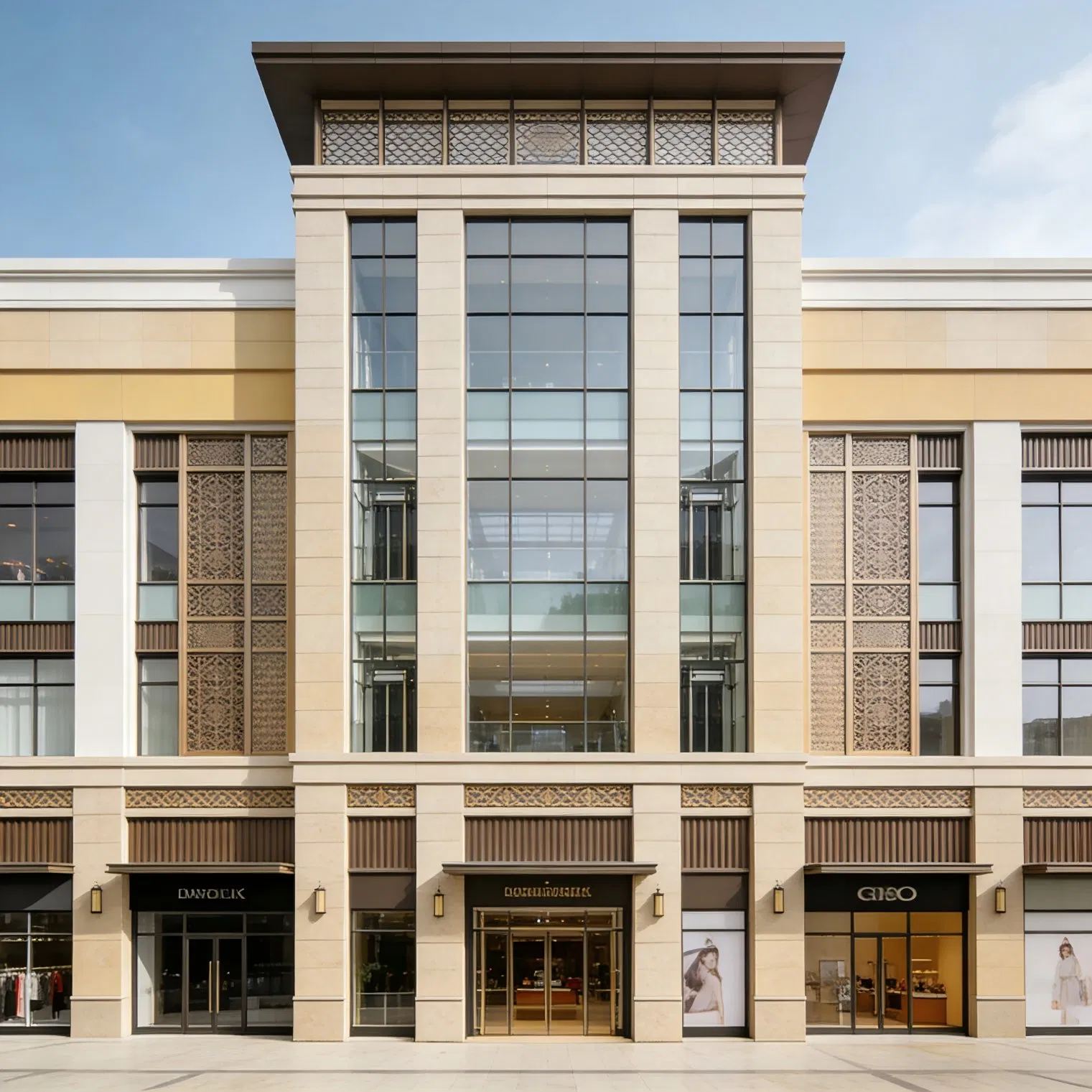 Diseño de Estructuras de Acero Construcción Modular de Gran Espacio Edificio Comercial