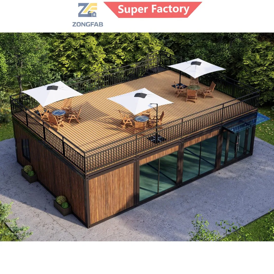 Precio de fábrica villa glamping oficina en el jardín resort casa de abuela alojamiento Airbnb vivienda residencial construcción modular prefabricada de contenedores