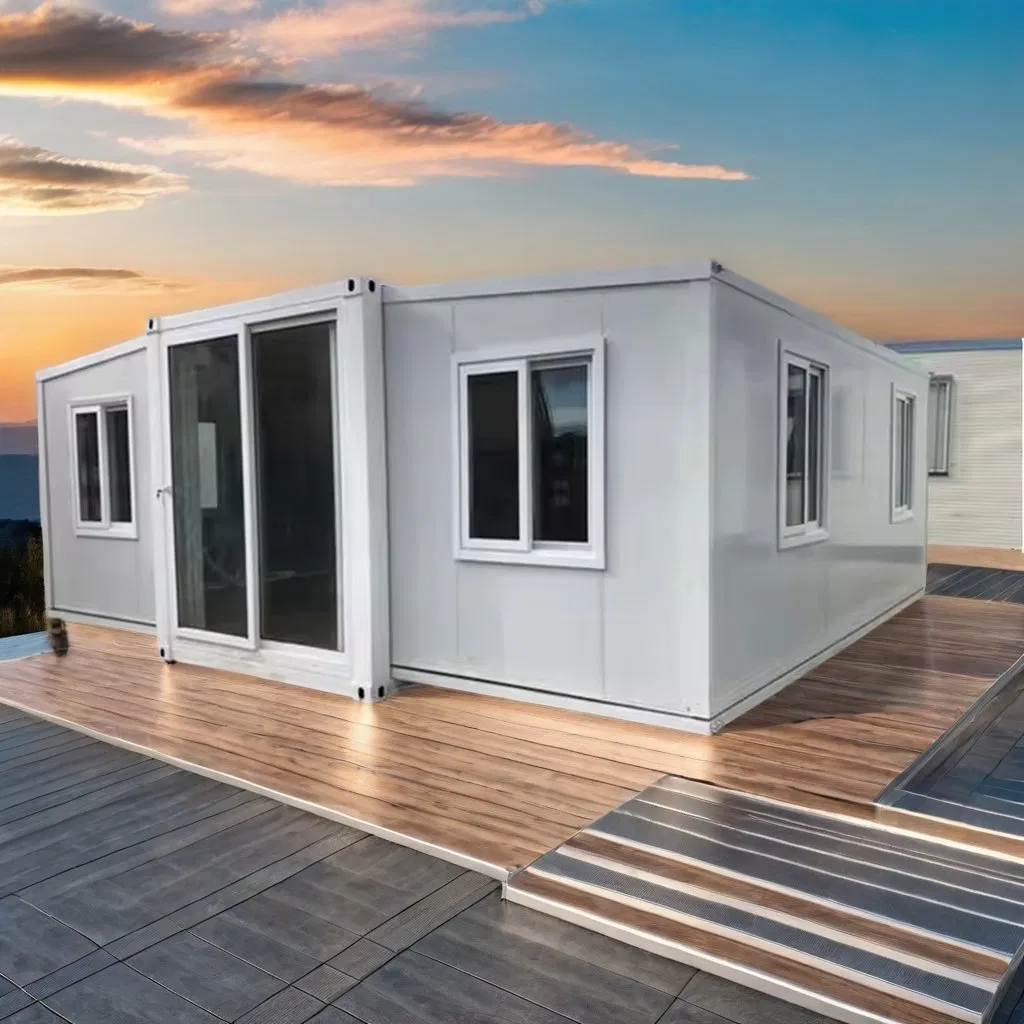 Construcción Moderna y Rápida de Casas Modulares con Baños Contenedores Residenciales Solarizados