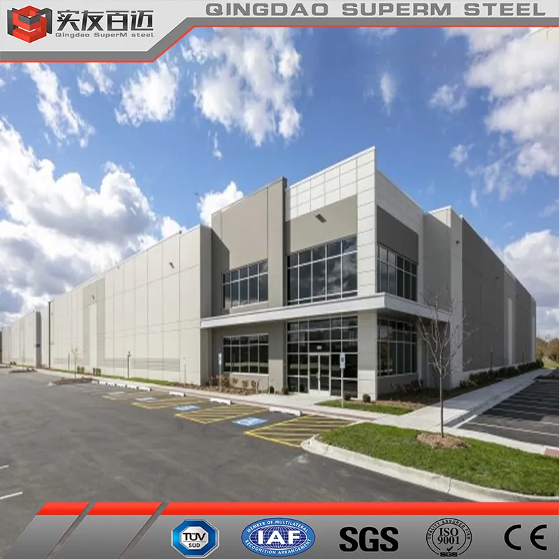 Estructuras de oficinas modulares prefabricadas de acero, construcción rápida y flexible
