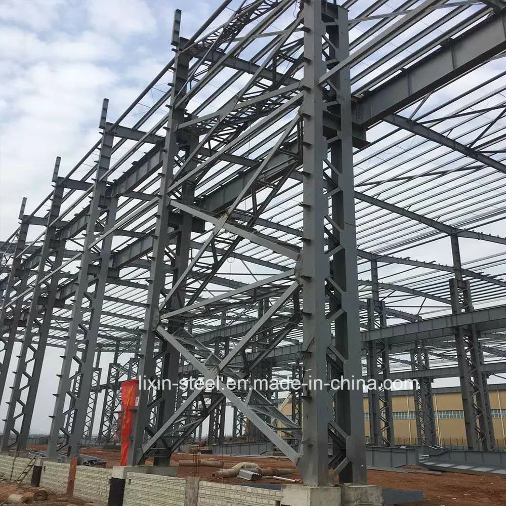 Edificio prefabricado de planta industrial, casa modular, oficina de estructura de acero