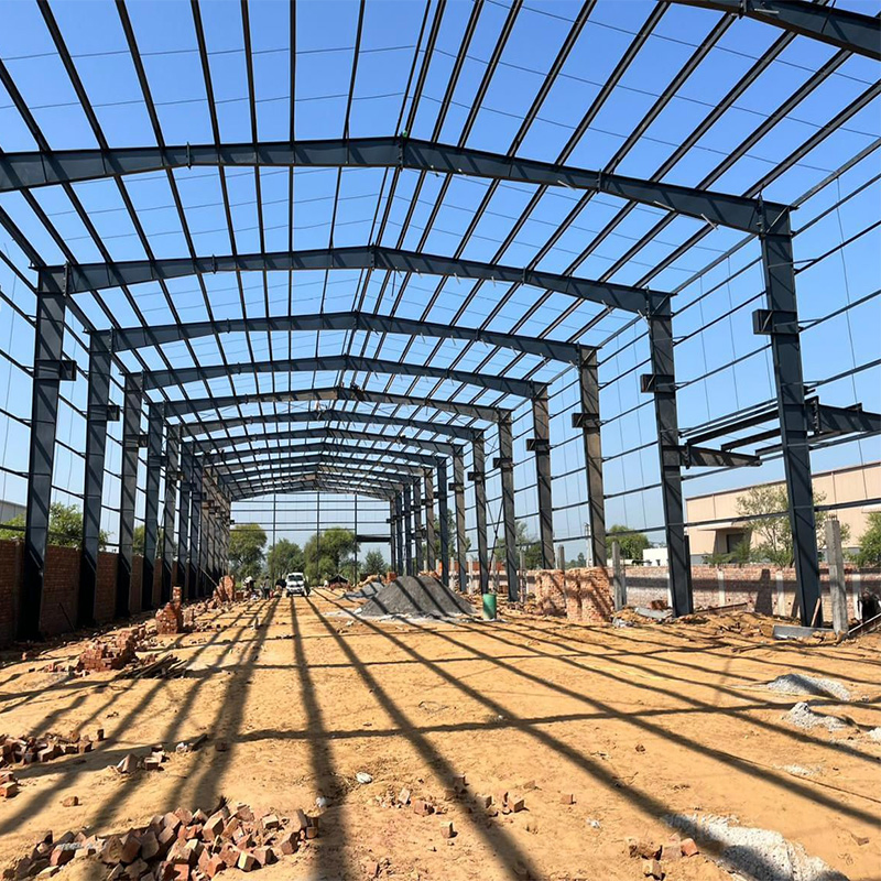 Construcción de marco de acero modular de ensamblaje rápido para oficina temporal en el sitio