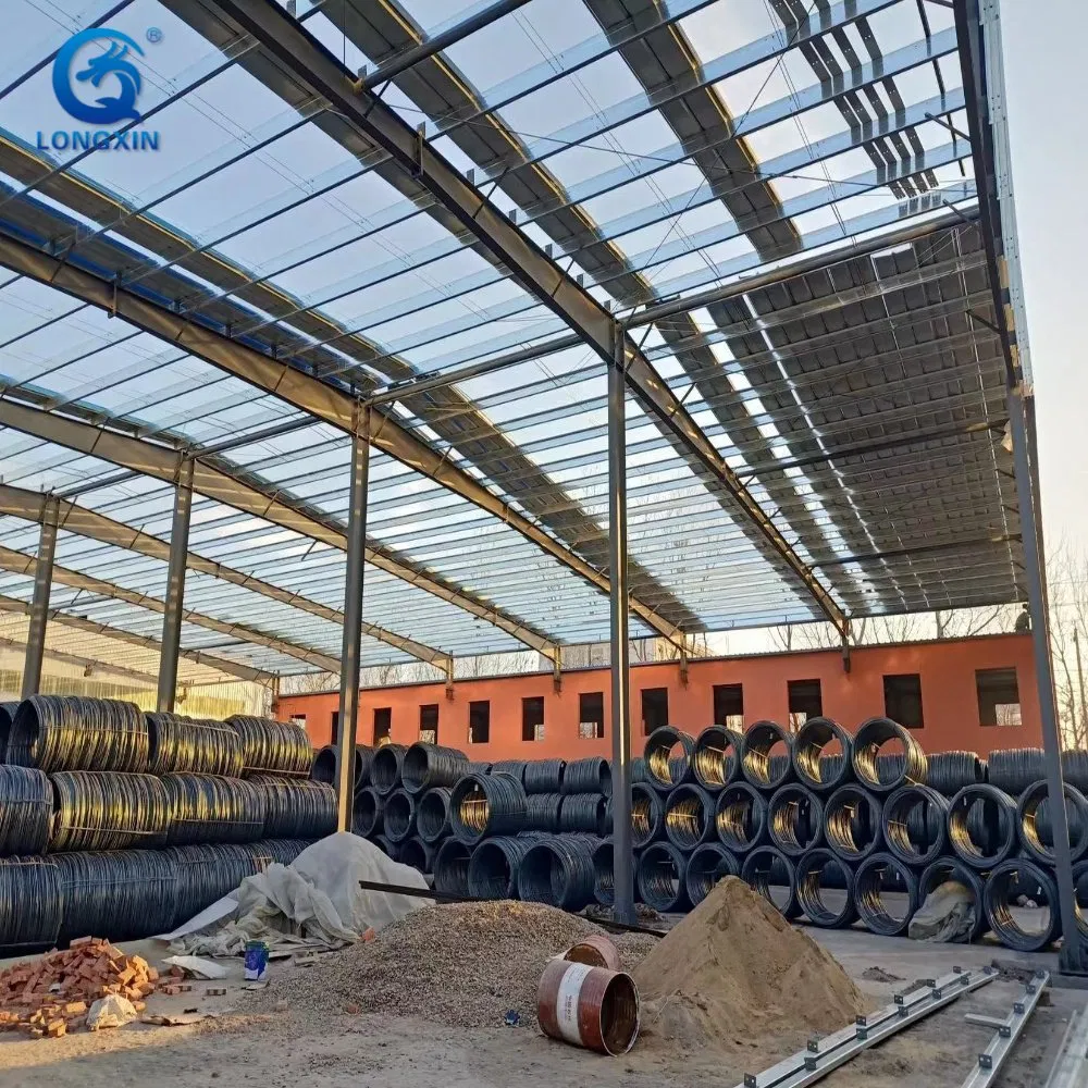 Edificio de almacén modular prefabricado personalizado de China, estructura de acero ligero, taller de acero