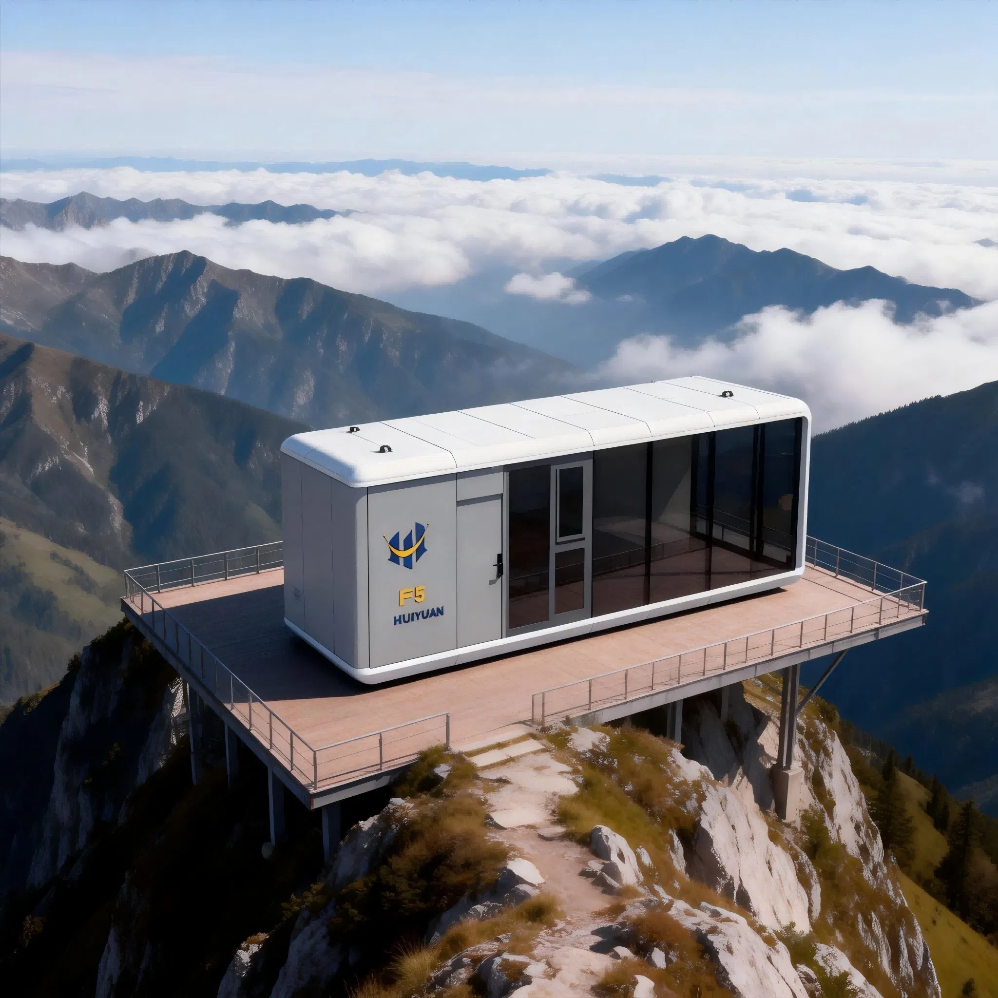 Cápsula Educativa Modular Configurada como Aula o Centro de Capacitación