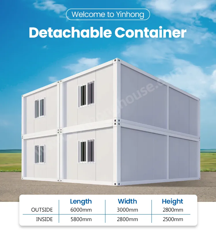 Fábrica de casas modulares prefabricadas personalizadas, villa moderna prefabricada, unidad residencial energéticamente eficiente