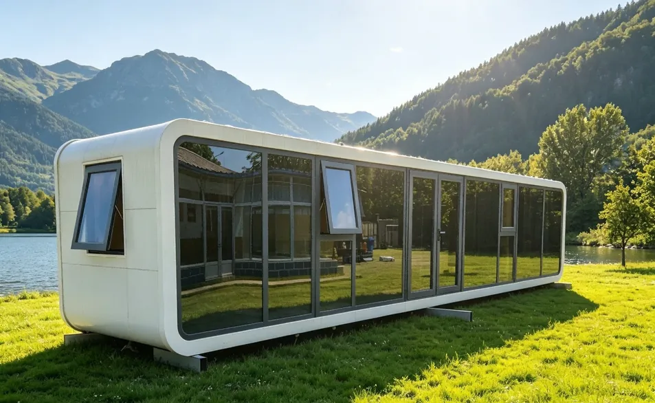 Cabaña Apple Cabaña Prefabricada Térmicamente Aislada