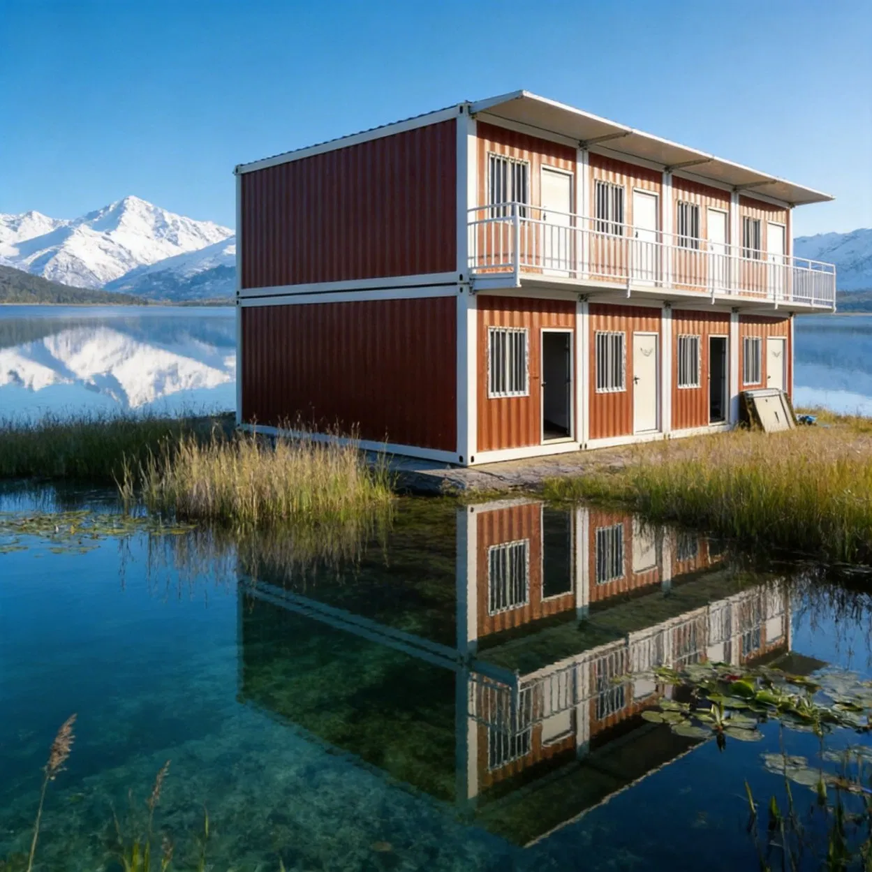 Edificio Modular de Paquete Mayorista de Sala de Servicio Público Temporal Resistente al Viento y la Nieve de Bajo Mantenimiento 20FT