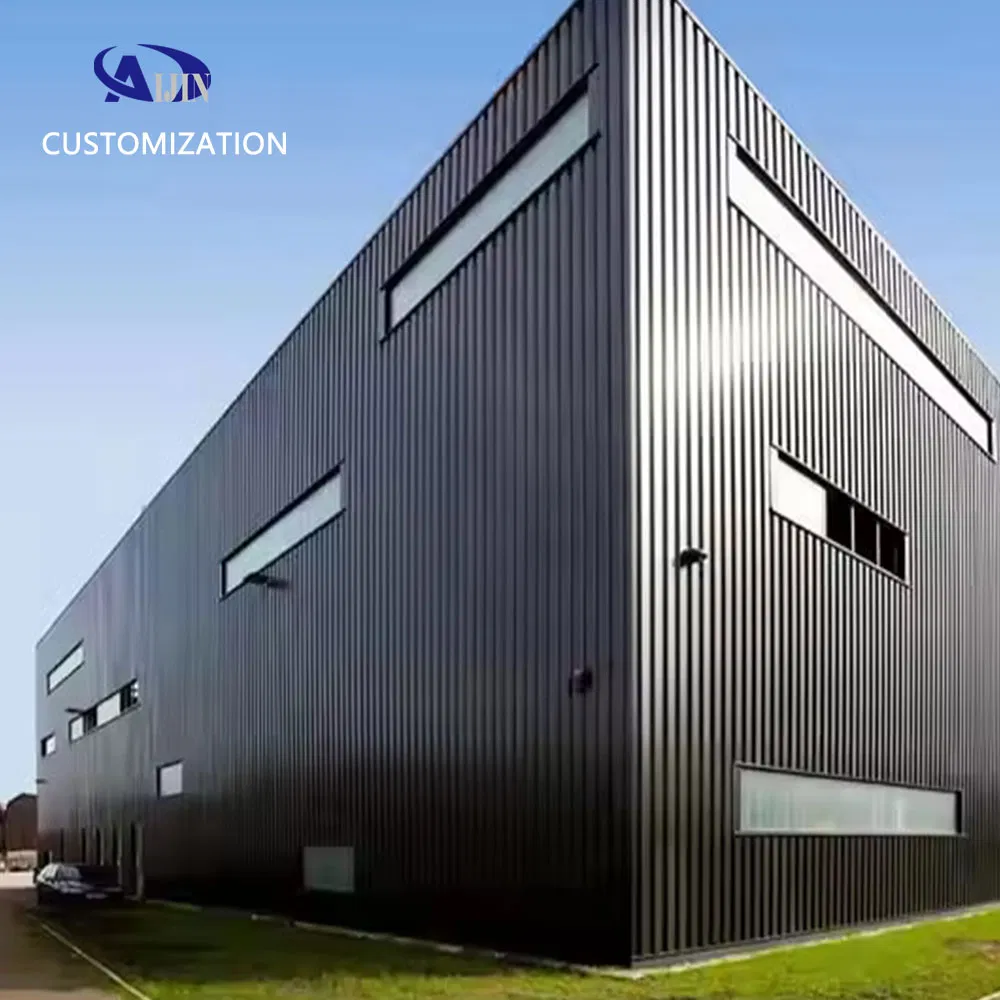 Edificio de estructura modular de acero para oficinas comerciales y almacenes