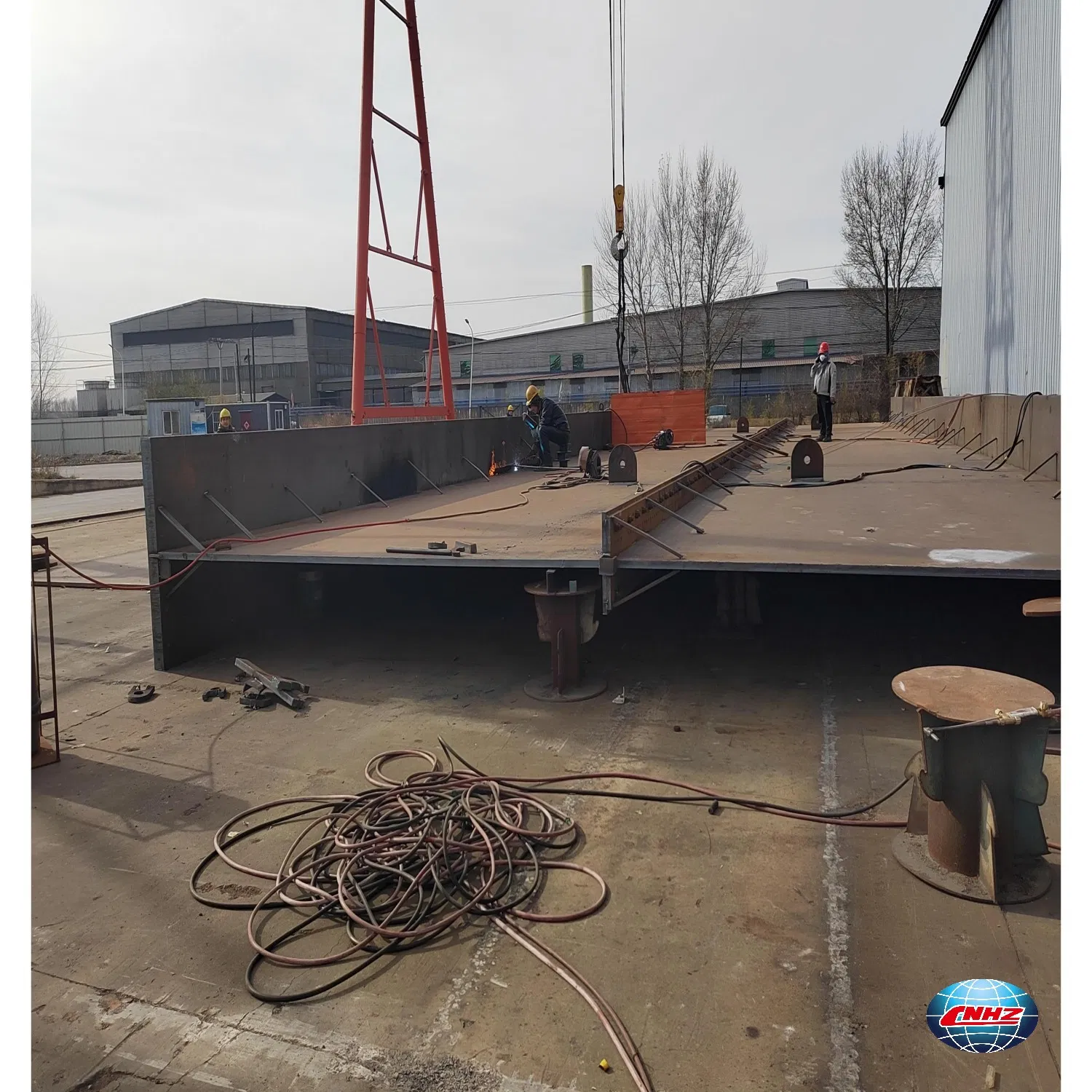 Estructura de acero industrial de marco modular H duradero