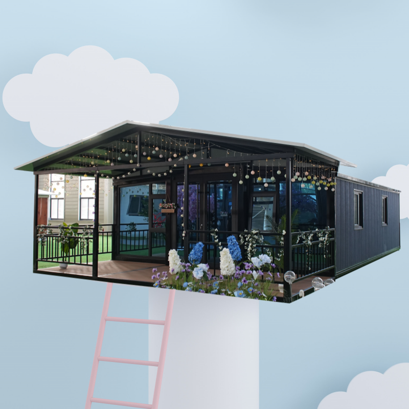 Estructura de acero expandible edificio modular prefabricado para vivienda móvil