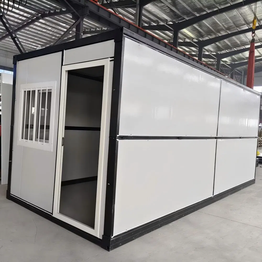 Edificio modular plegable portátil económico para dormitorio y almacén