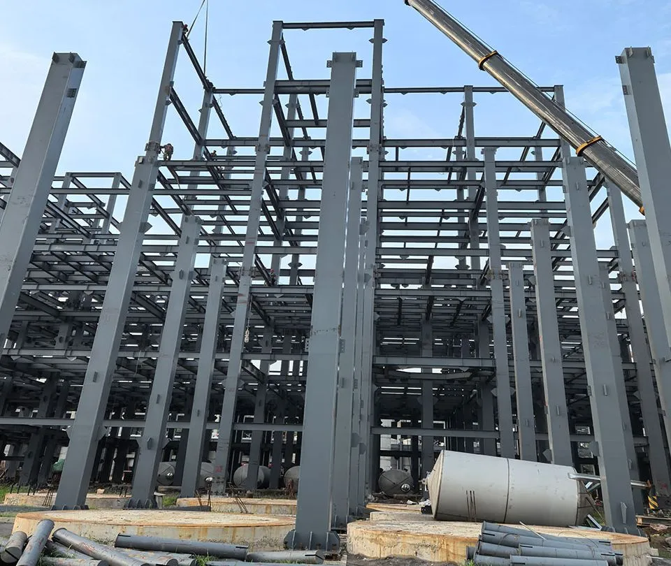 Estructura de acero modular prefabricada personalizable de varios pisos para hotel, oficinas y viviendas