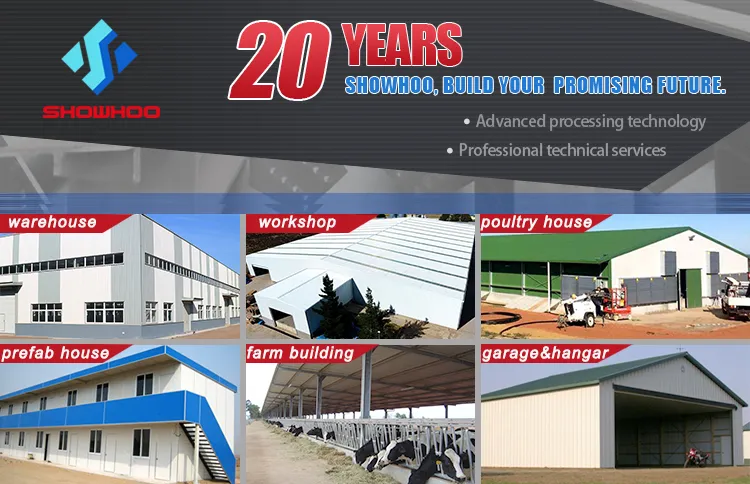 Edificio Industrial Modular Prefabricado de 1000 Metros Cuadrados para Almacenamiento