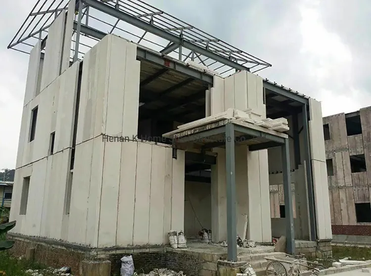 Paneles de Alc prefabricados para edificios modulares residenciales de estructura de acero permanente
