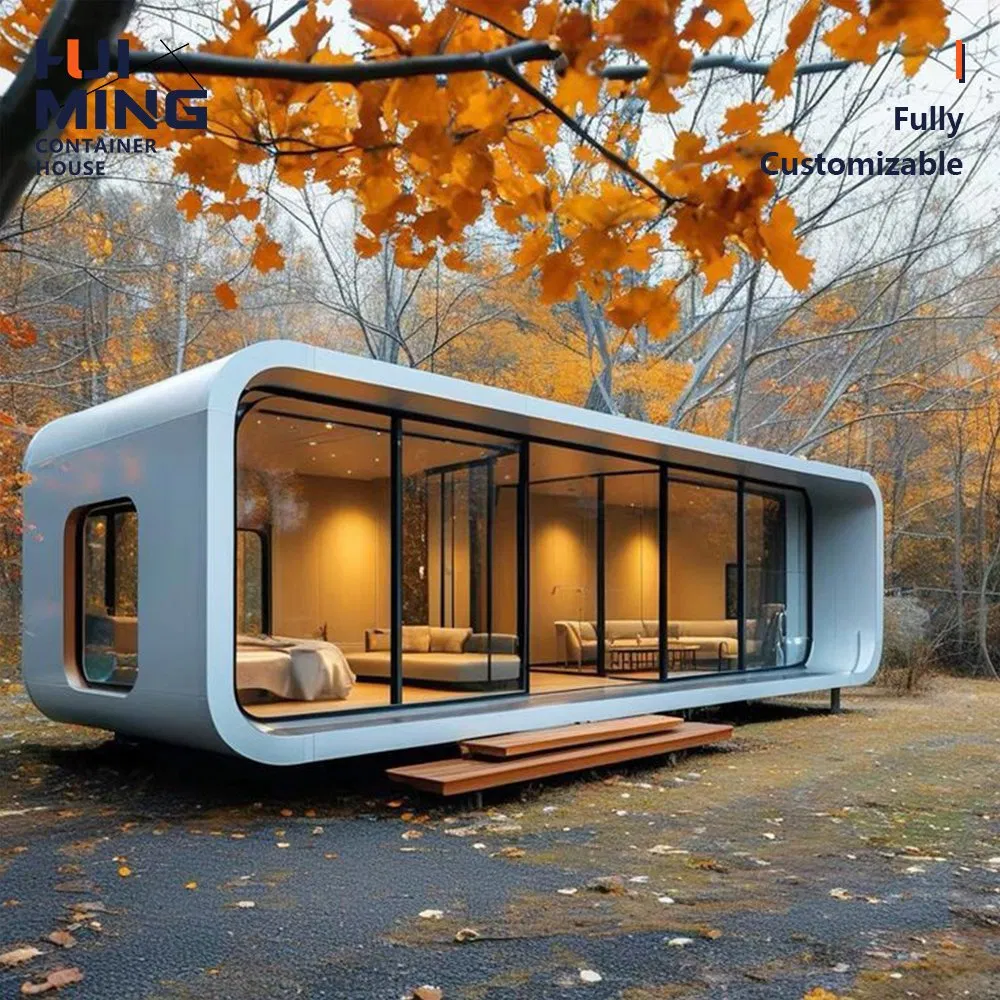 Casa Modular Energéticamente Eficiente Cabaña Apple Cabaña Prefabricada Térmicamente Aislada para Climas Extremos Resort Patio Casa de Abuela Casa Residencial Permanente