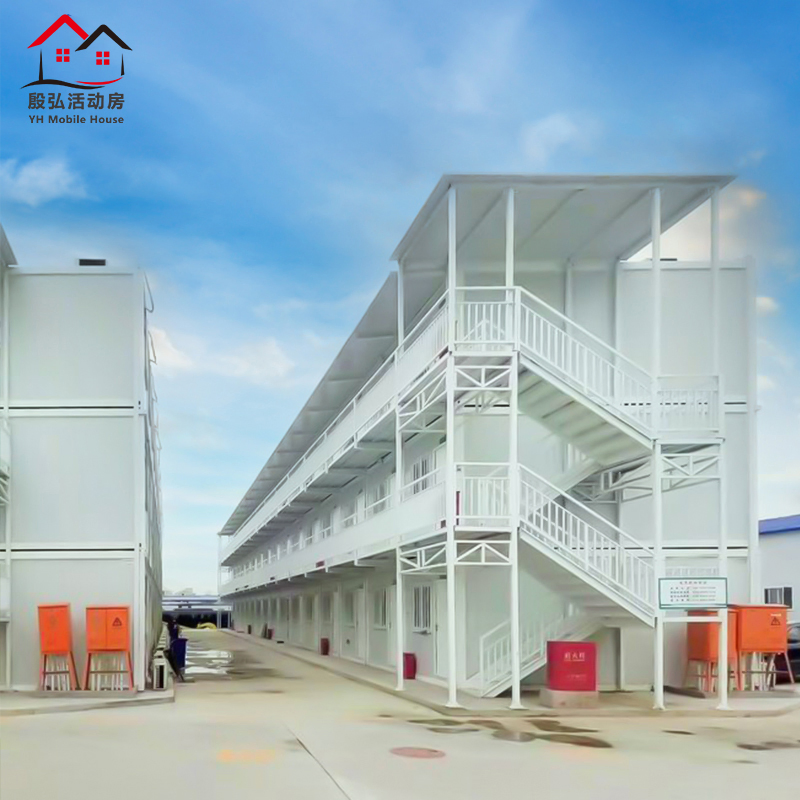 Edificio de oficina contenedor prefabricado moderno modular campamento de trabajo contenedor desmontable